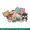 Hello Kitty friends Embroidery Design, Hello kitty Embroidery, Embroidery File, Anime Embroidery, Digital download.jpg
