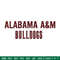 Alabama AM Bulldogs logo embroidery design, NCAA embroidery, Embroidery design,Logo sport embroidery,Sport embroidery.jpg