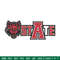 Arkansas State logo embroidery design, NCAA embroidery, Sport embroidery,logo sport embroidery,Embroidery design.jpg