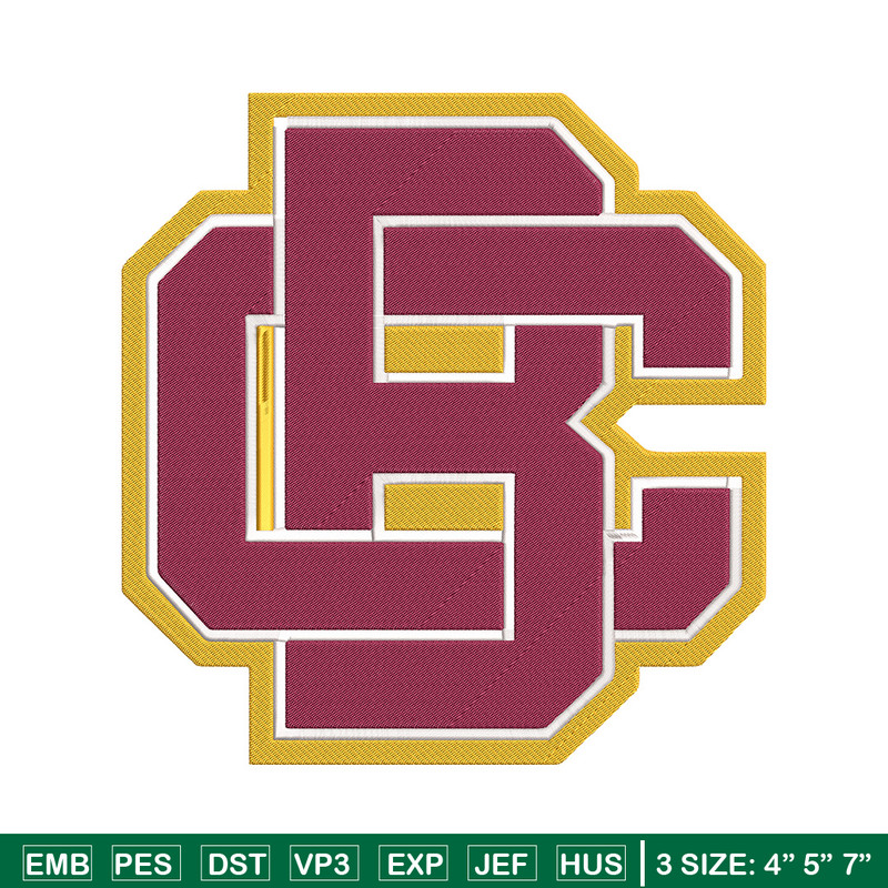Bethune Cookman logo embroidery design, NCAA embroidery, Sport embroidery, logo sport embroidery, Embroidery design..jpg