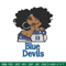 Blue Devils girl embroidery design, NCAA embroidery, Embroidery design, Logo sport embroidery,Sport embroidery..jpg