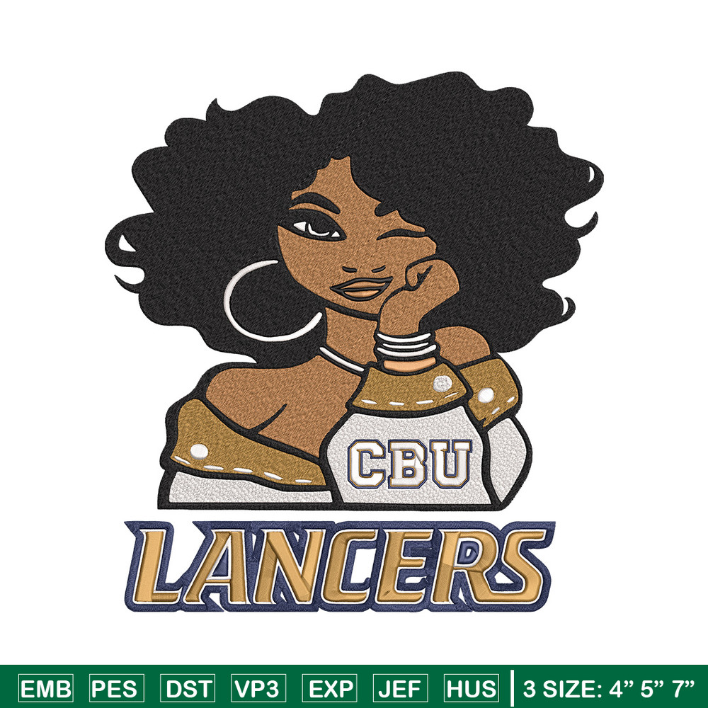 California Baptist girl embroidery design, NCAA embroidery, Embroidery design, Logo sport embroidery,Sport embroidery.jpg