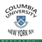 Columbia University logo embroidery design, NCAA embroidery,Sport embroidery,Logo sport embroidery,Embroidery design.jpg
