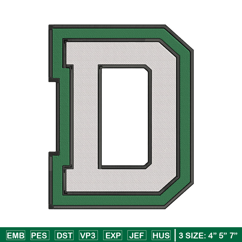 Dartmouth logo embroidery design,NCAA embroidery,Sport embroidery,Logo sport embroidery,Embroidery design.jpg