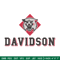 Davidson College logo embroidery design, Sport embroidery, logo sport embroidery, Embroidery design, NCAA embroidery.jpg