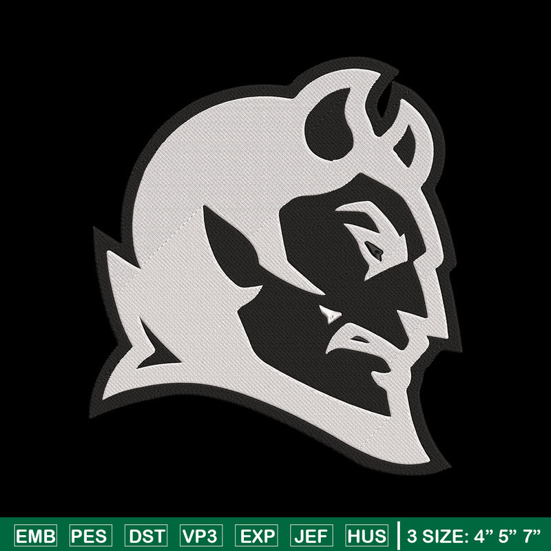 Duke University mascot embroidery design, NCAA embroidery, Sport embroidery,Embroidery design,Logo sport embroidery.jpg