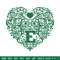 Eastern Michigan heart embroidery design, NCAA embroidery, Embroidery design,Logo sport embroidery, Sport embroidery.jpg