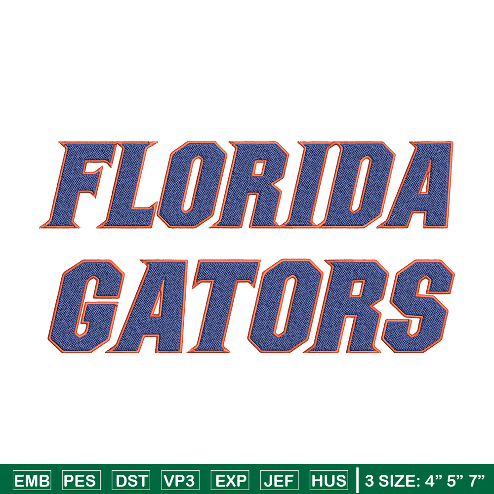 Florida Gators logo embroidery design,NCAA embroidery, Sport embroidery,logo sport embroidery,Embroidery design.jpg