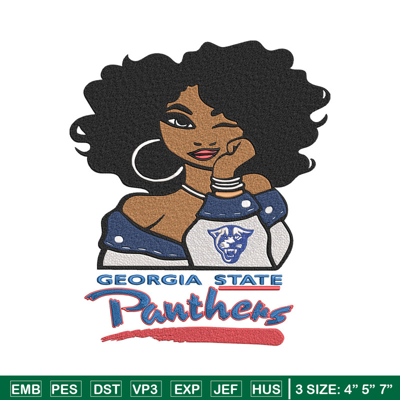 Georgia State girl embroidery design,NCAA embroidery, Sport embroidery,logo sport embroidery,Embroidery design.jpg