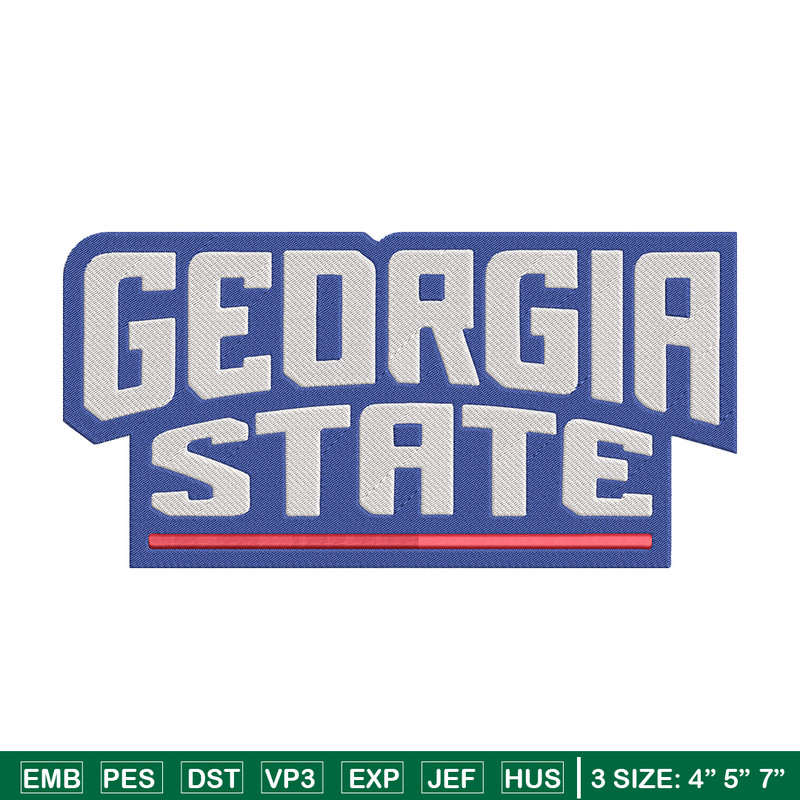 Georgia State logo embroidery design, Sport embroidery, logo sport embroidery,Embroidery design, NCAA embroidery..jpg