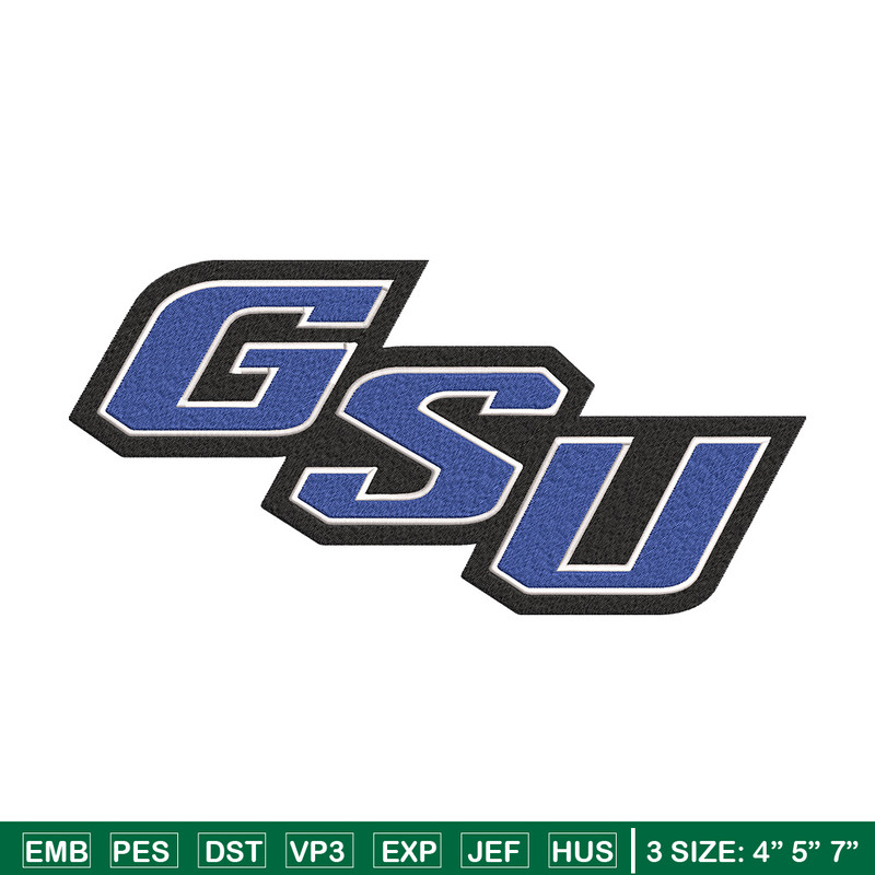 Georgia State logo embroidery design,NCAA embroidery, Embroidery design, Logo sport embroidery, Sport embroidery..jpg