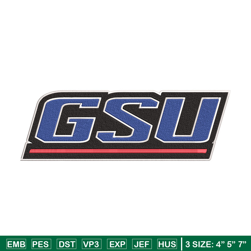 Georgia State Panthers logo embroidery design,NCAA embroidery,Embroidery design, Logo sport embroidery, Sport embroidery.jpg