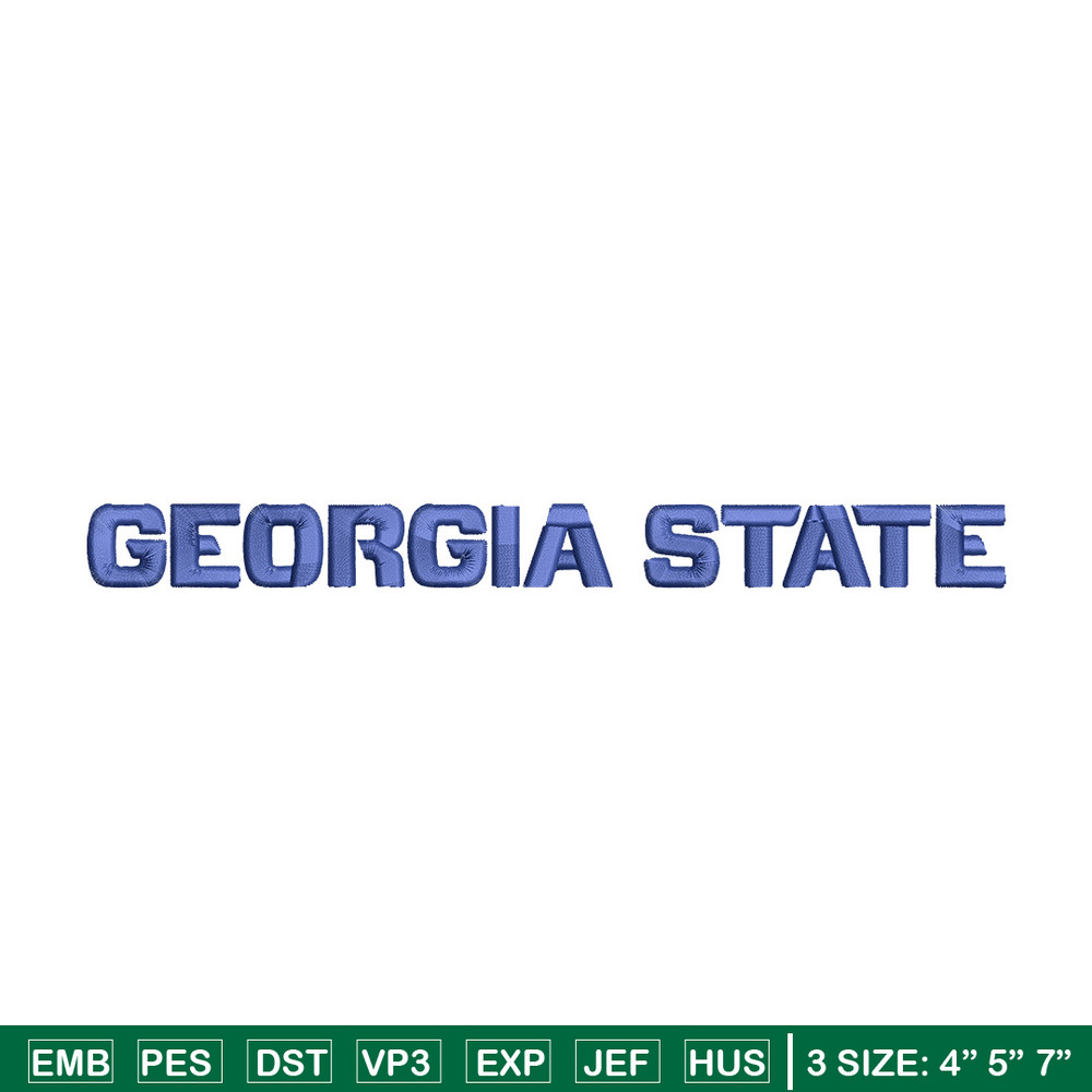 Georgia State Panthers logo embroidery design,Sport embroidery, logo sport embroidery,Embroidery design, NCAA embroidery.jpg