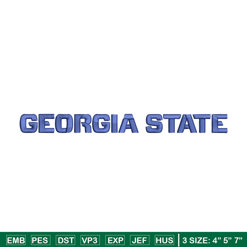 Georgia State Panthers logo embroidery design,Sport embroidery, logo sport embroidery,Embroidery design, NCAA embroidery.jpg
