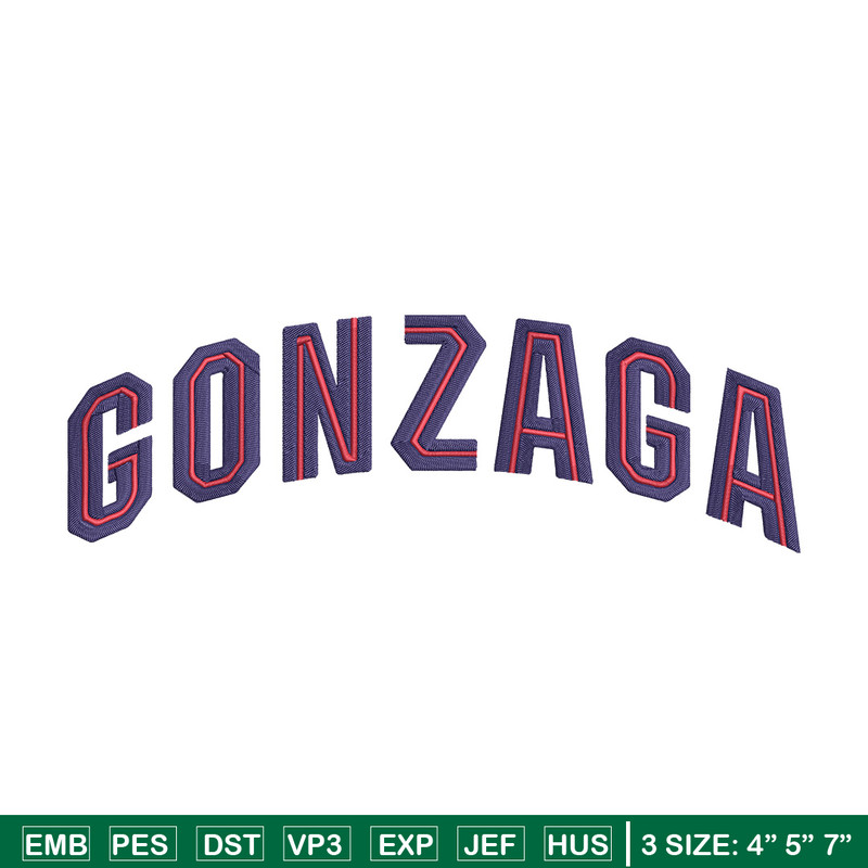 Gonzaga Bulldogs logo embroidery design, NCAA embroidery, Sport embroidery, logo sport embroidery, Embroidery design..jpg