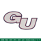 Gonzaga Bulldogs logo embroidery design, NCAA embroidery, Sport embroidery,logo sport embroidery,Embroidery design..jpg