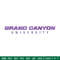 Grand Canyon University logo embroidery design, NCAA embroidery,Sport embroidery,Logo sport embroidery,Embroidery design.jpg