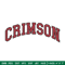 Harvard Crimson logo embroidery design, NCAA embroidery, Sport embroidery, logo sport embroidery, Embroidery design.jpg