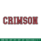 Harvard Crimson logo embroidery design,NCAA embroidery,Sport embroidery,logo sport embroidery,Embroidery design.jpg