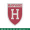 Harvard University logo embroidery design, NCAA embroidery, Embroidery design, Logo sport embroiderySport embroidery.jpg