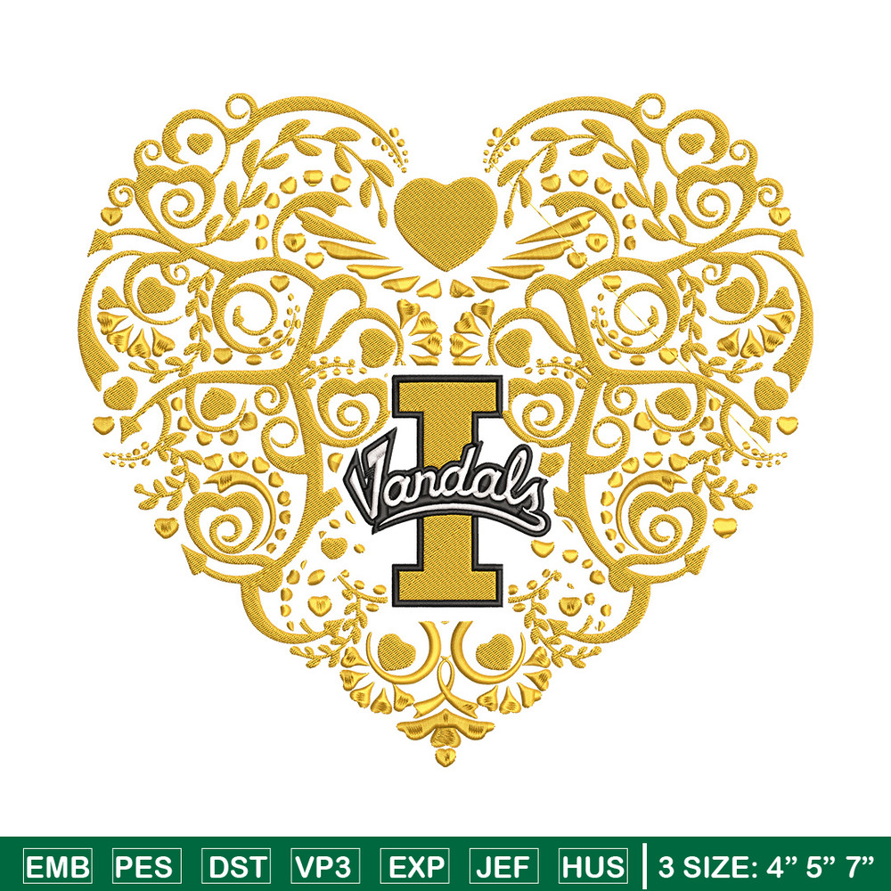 Idaho Vandals heart embroidery design, Sport embroidery, logo sport embroidery, Embroidery design,NCAA embroidery.jpg