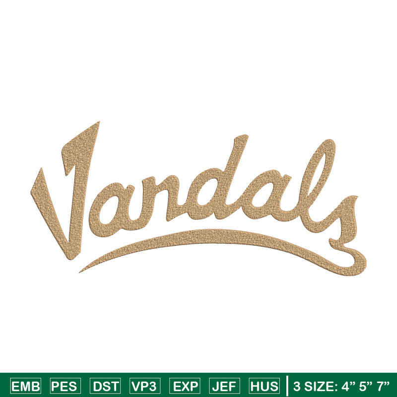 Idaho Vandals logo embroidery design,NCAA embroidery, Sport embroidery,logo sport embroidery,Embroidery design.jpg