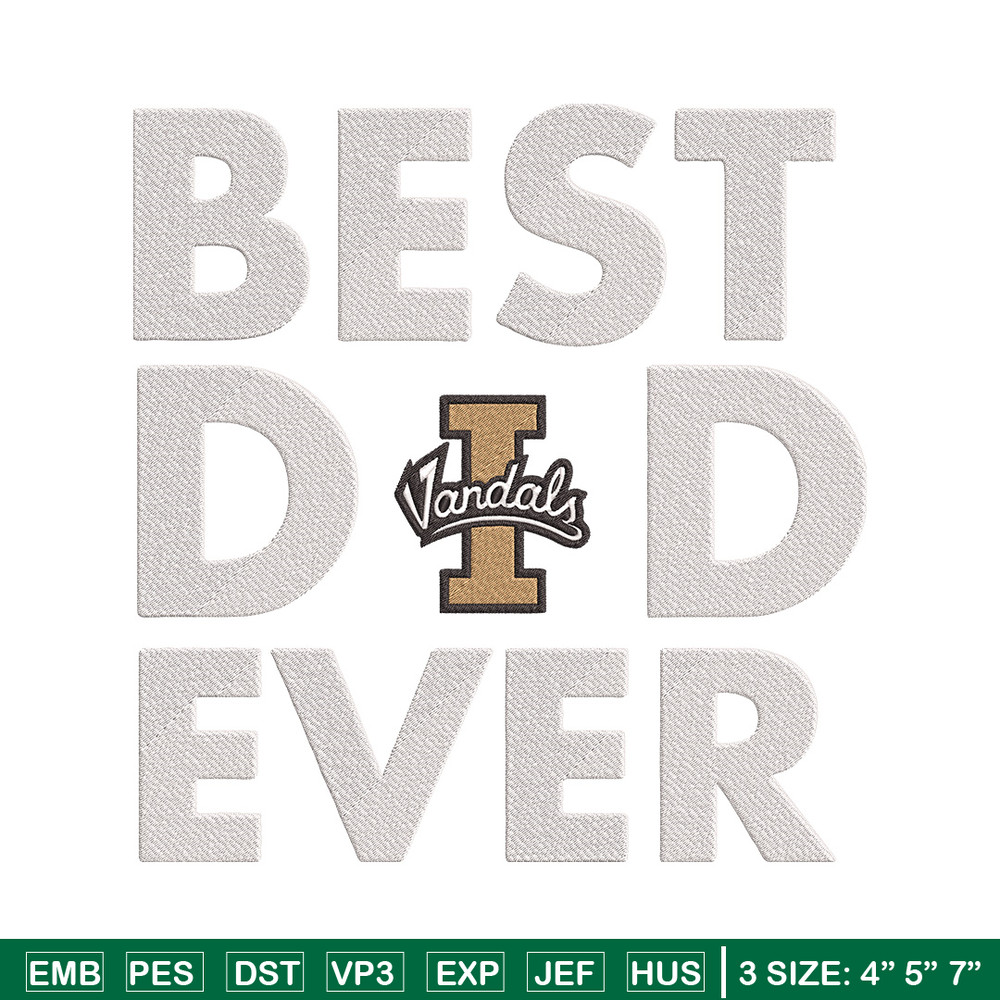 Idaho Vandals poster embroidery design, NCAA embroidery, Sport embroidery, logo sport embroidery,Embroidery design..jpg