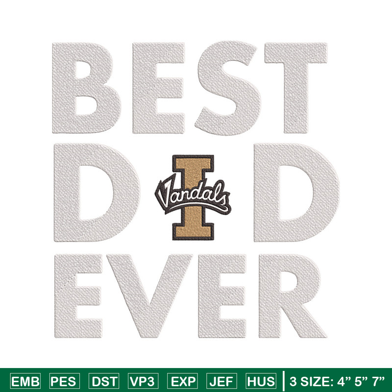 Idaho Vandals poster embroidery design, NCAA embroidery, Sport embroidery, logo sport embroidery,Embroidery design..jpg