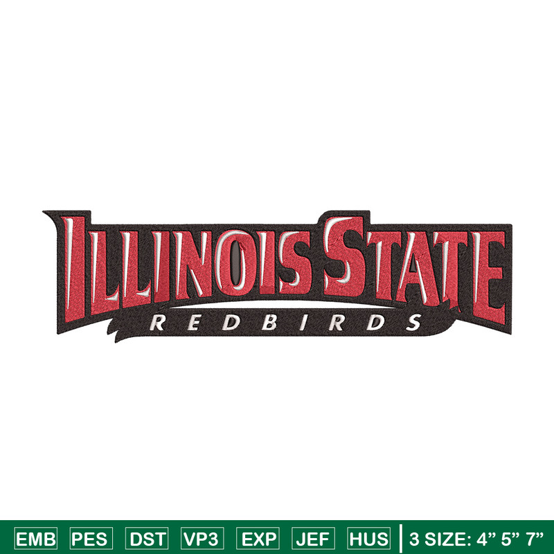 Illinois State logo embroidery design, Sport embroidery, logo sport embroidery, Embroidery design,NCAA embroidery.jpg