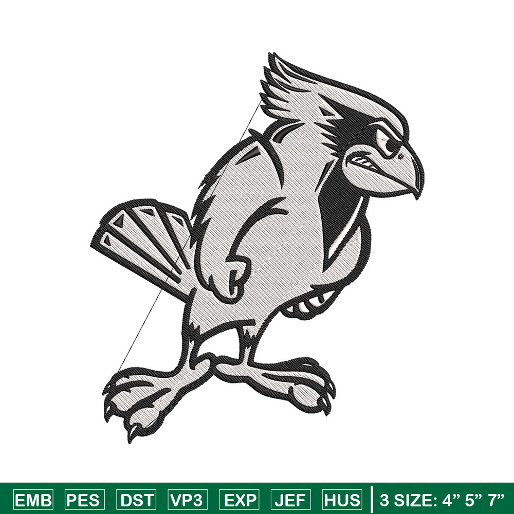 Illinois State Redbirds embroidery design, NCAA embroidery, Sport embroidery,Logo sport embroidery,Embroidery design.jpg