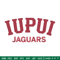 IUPUI Jaguars logo embroidery design,NCAA embroidery, Embroidery design, Logo sport embroidery, Sport embroidery..jpg