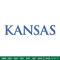 Kansas logo embroidery design, NCAA embroidery, Sport embroidery, logo sport embroidery, Embroidery design.jpg