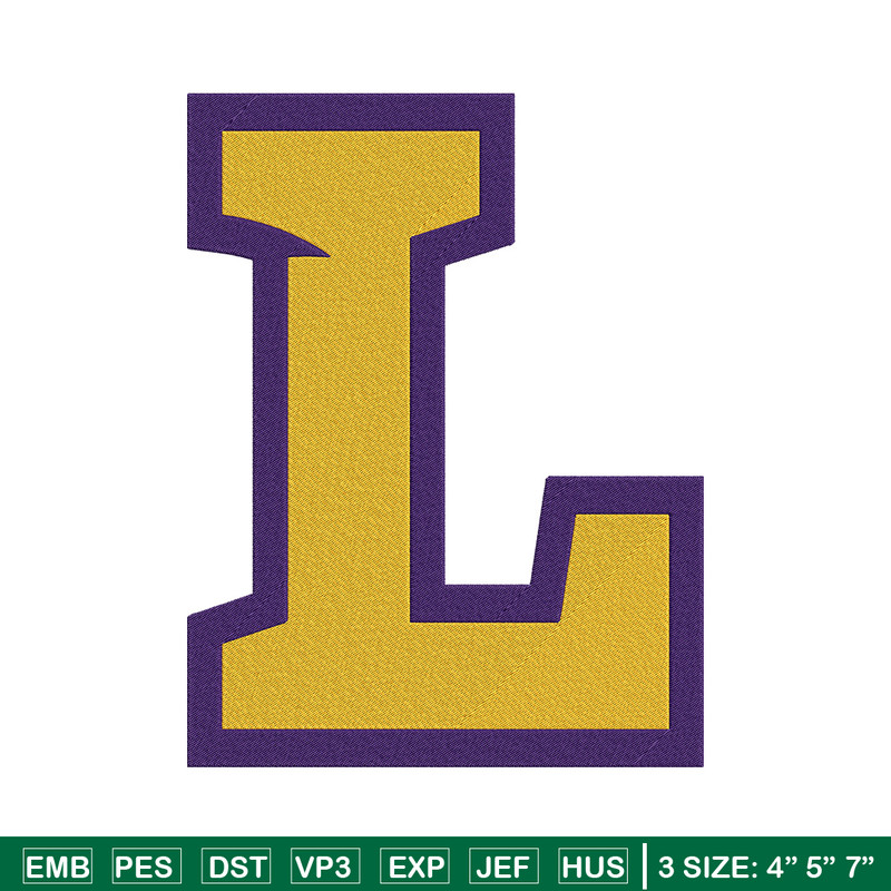 Lipscomb Bisons logo embroidery design, NCAA embroidery, Embroidery design,Logo sport embroidery,Sport embroidery.jpg