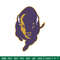 Lipscomb Bisons mascot embroidery design, NCAA embroidery, Embroidery design, Logo sport embroidery, Sport embroidery.jpg
