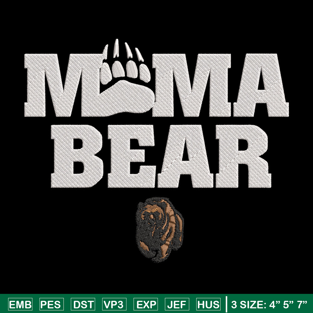 Mama bear sport embroidery design, NCAA embroidery, Sport embroidery, Embroidery design,Logo sport embroidery.jpg