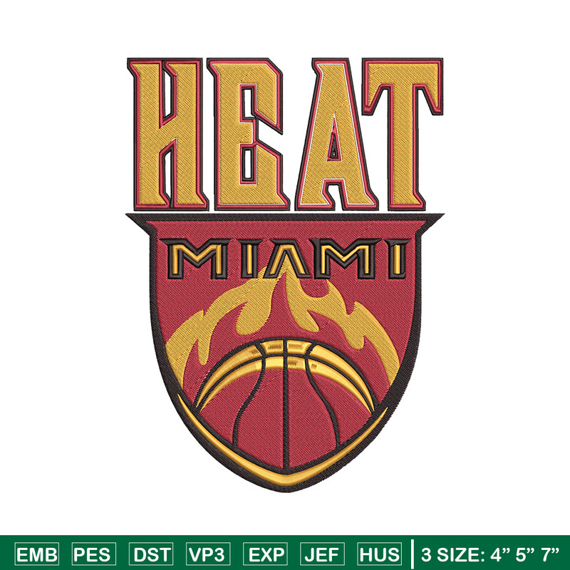 Miami Heat logo embroidery design, NBA embroidery,Sport embroidery, Embroidery design,Logo sport embroidery..jpg
