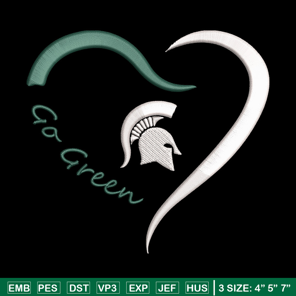 Michigan State Spartan Love embroidery design, NCAA embroidery, Sport embroidery,Embroidery design,Logo sport embroidery.jpg