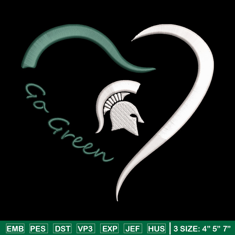 Michigan State Spartan Love embroidery design, NCAA embroidery, Sport embroidery,Embroidery design,Logo sport embroidery.jpg