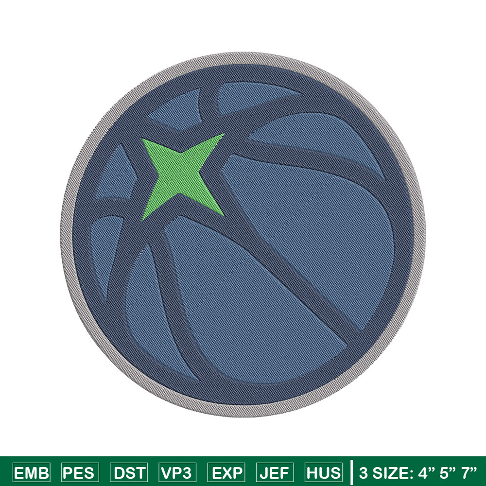 Minnesota Timberwolves ball embroidery design, NBA embroidery, Sport embroidery, Embroidery design,Logo sport embroidery.jpg