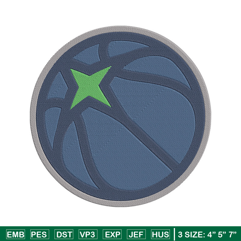 Minnesota Timberwolves ball embroidery design, NBA embroidery, Sport embroidery, Embroidery design,Logo sport embroidery.jpg