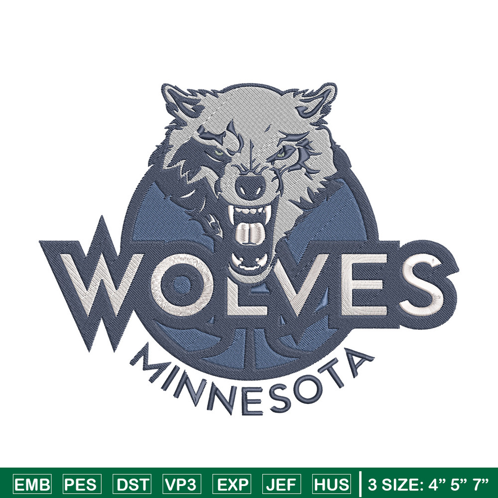 Minnesota Timberwolves logo embroidery design, NBA embroidery, Sport embroidery,Embroidery design, Logo sport embroidery.jpg
