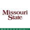 Missouri State logo embroidery design, NCAA embroidery, Embroidery design, Logo sport embroidery, Sport embroidery.jpg