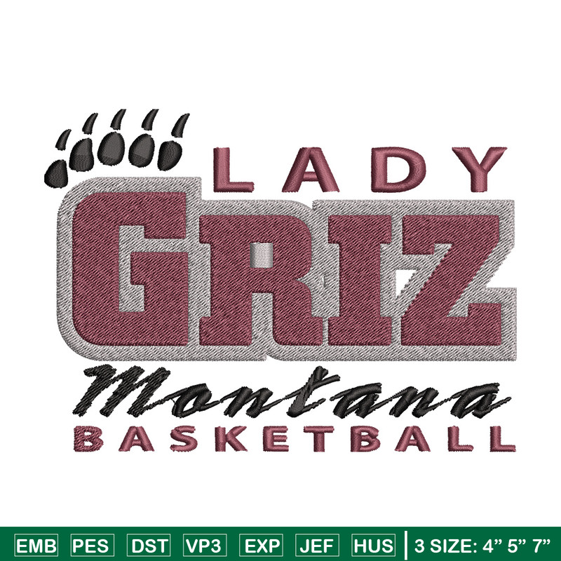 Montana Grizzlies logo embroidery design, Sport embroidery, logo sport embroidery, Embroidery design,NCAA embroidery.jpg