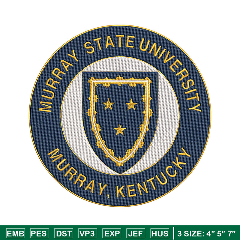 Murray State logo embroidery design, NCAA embroidery, Sport embroidery,Logo sport embroidery,Embroidery design.jpg