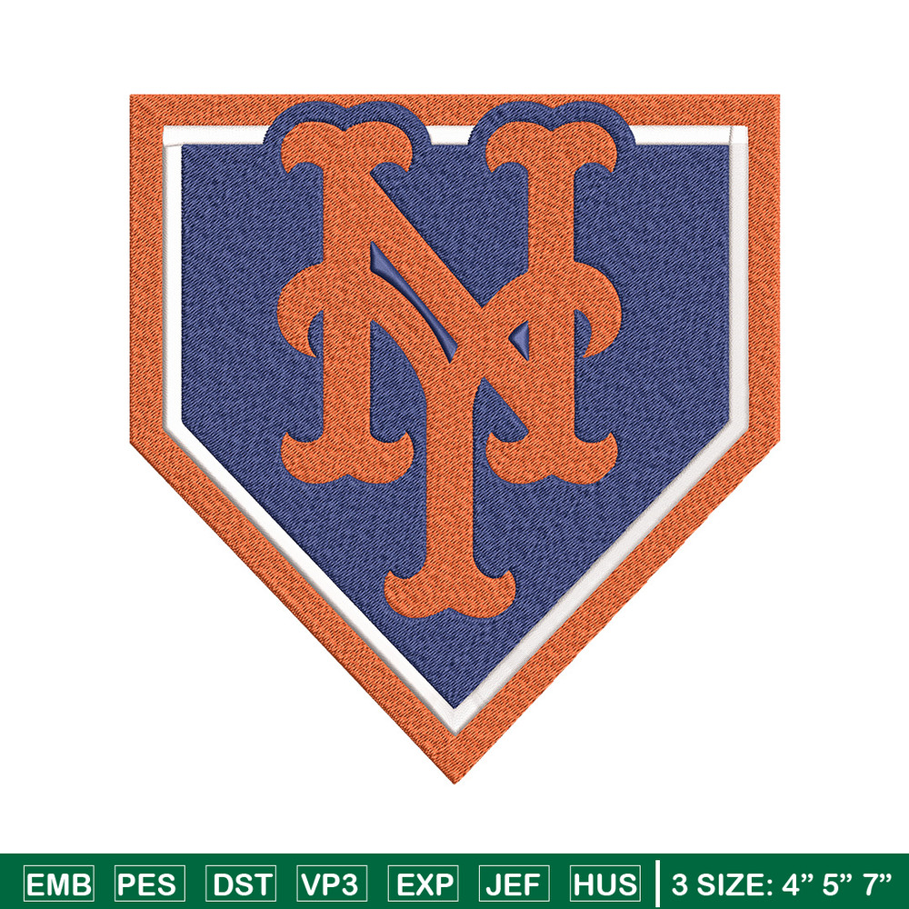 New York Mets logo embroidery design, MLB embroidery, Sport embroidery, logo sport embroidery, Embroidery design.jpg