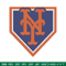 New York Mets logo embroidery design, MLB embroidery, Sport embroidery, logo sport embroidery, Embroidery design.jpg
