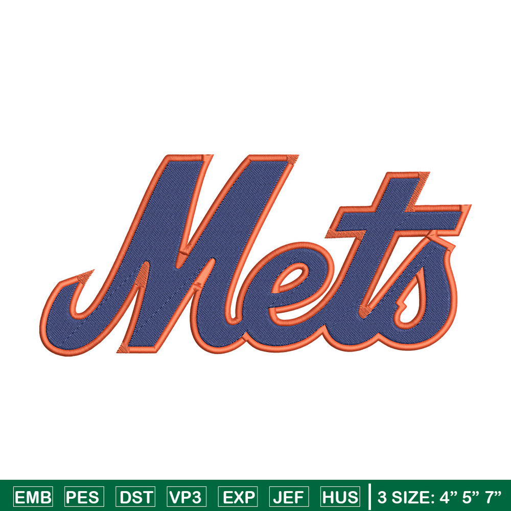 New York Mets logo embroidery design, NCAA embroidery, Sport embroidery,Logo sport embroidery,Embroidery design.jpg