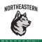 Northeastern University embroidery design, NCAA embroidery, Sport embroidery, logo sport embroidery, Embroidery design..jpg