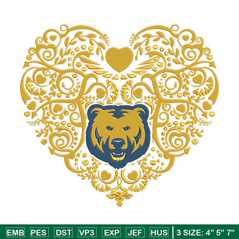 Northern Colorado heart embroidery design, Sport embroidery, logo sport embroidery, Embroidery design,NCAA embroidery.jpg
