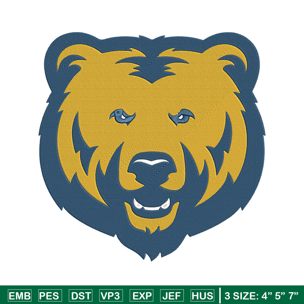 Northern Colorado logo embroidery design, NCAA embroidery, Sport embroidery,Logo sport embroidery,Embroidery design.jpg